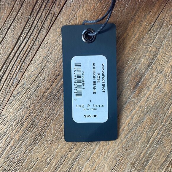 NWT rag & bone Addison Wool-Blend Beanie - Picture 4 of 5